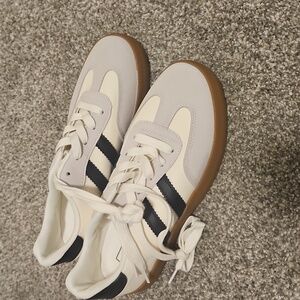 Classic Black and White Sneakers